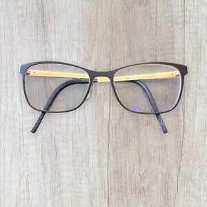 Blackfin BF81 Frames Salishan COL.976 Black Gold Titanium Square 53-17-145